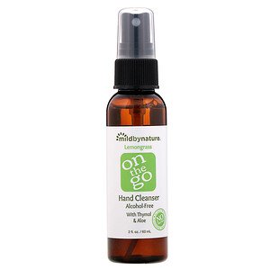 Mild By Nature On the Go Hand Cleanser Lemongrass 2 fl oz (60ml)