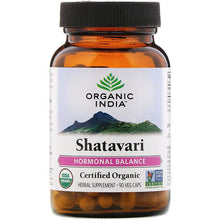 Load image into Gallery viewer, Organic India Shatavari 90 Veg Caps