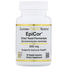 Load image into Gallery viewer, California Gold Nutrition EpiCor Dried Yeast Fermentate 500mg 30 Veggie Capsules