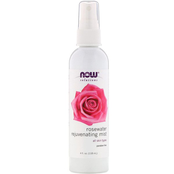 Now Foods Solutions Rosewater Rejuvenating Spray 4 fl oz (118ml)