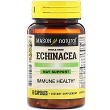 Load image into Gallery viewer, Mason Natural Whole Herb Echinacea 60 Capsules