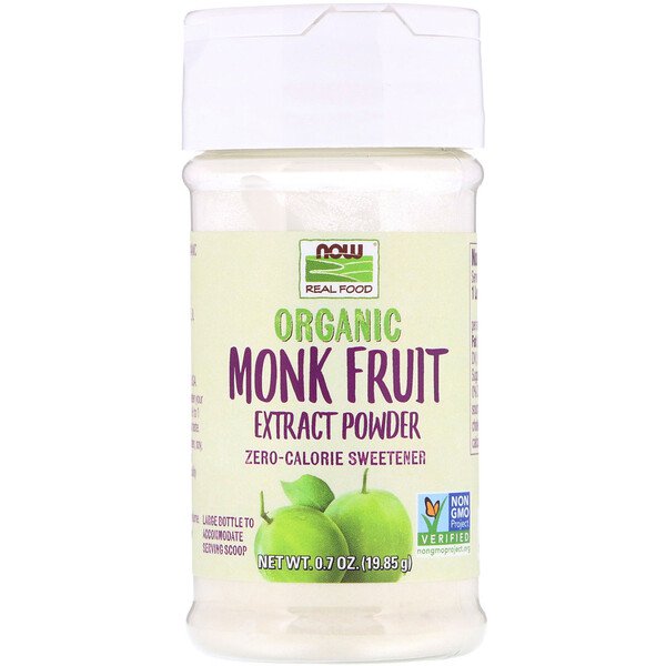 Now Foods Organic Monk Fruit Extract Powder 0.7 oz (19.85g)