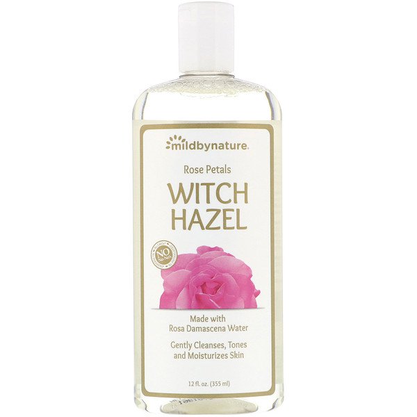 Mild By Nature Witch Hazel Rose Petal Alcohol-Free 12 fl oz (355ml)