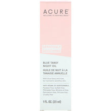 Load image into Gallery viewer, Acure Seriously Soothing Blue Tansy Night Oil 1 fl oz (30ml)