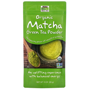 Now Foods Real Tea Organic Matcha Green Tea Powder 3 oz (85g)