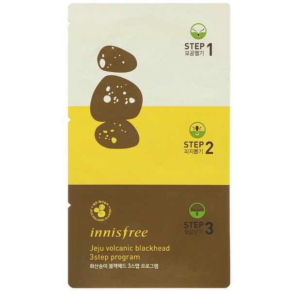 Innisfree Jeju Volcanic Blackhead 3 Step Program 3 Masks