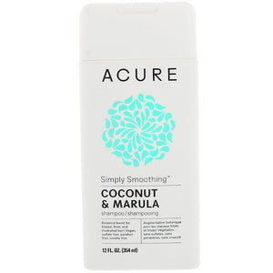 Acure Simply Smoothing Shampoo Coconut & Marula 12 fl oz (354ml)