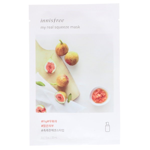 Innisfree My Real Squeeze Mask Fig 1 Sheet