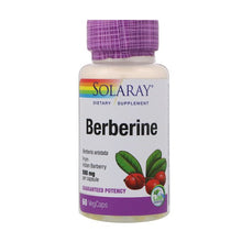 Load image into Gallery viewer, Solaray Berberine Root Extract Advanced Formula 60 VegCaps