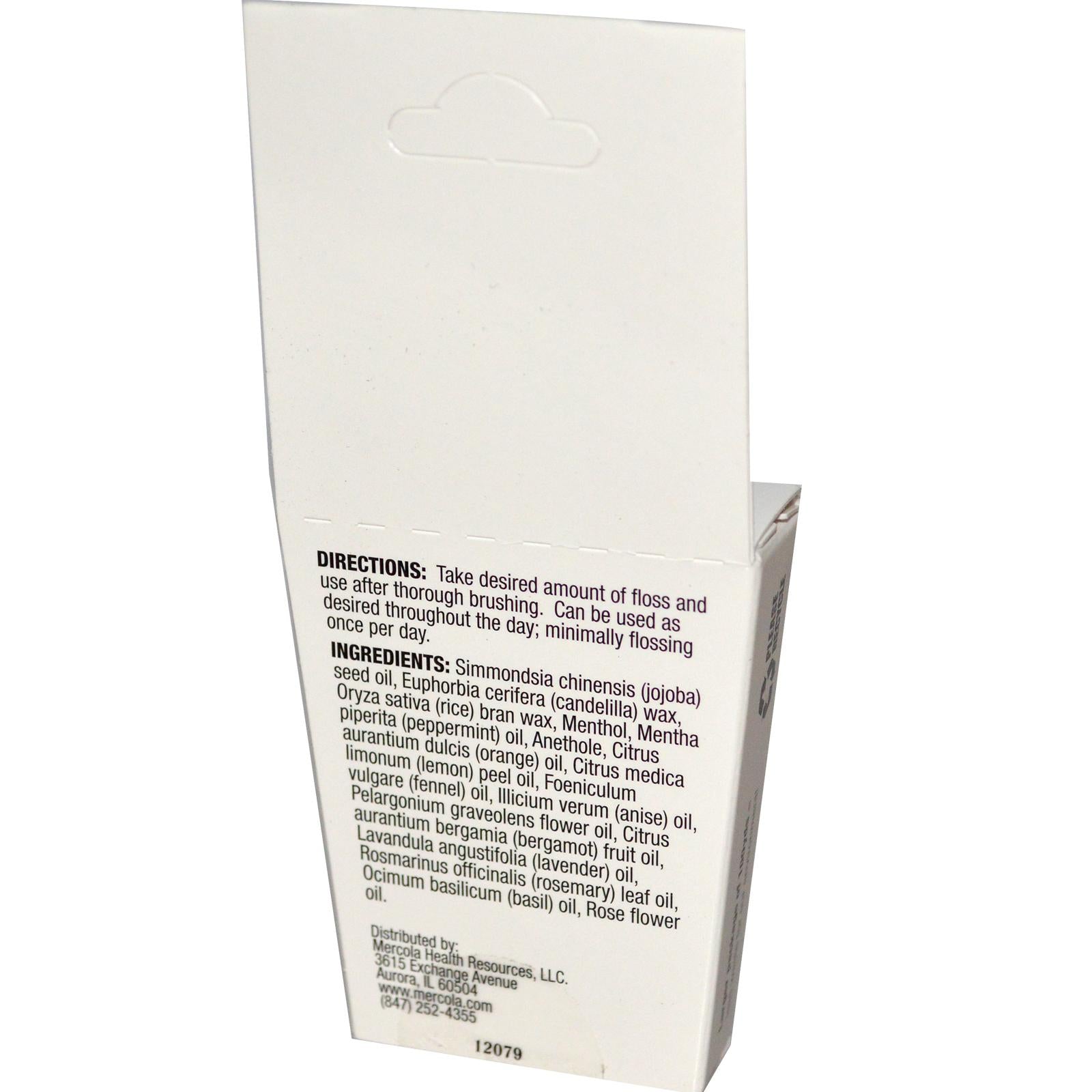 Dr. Mercola Dental Floss 100% Vegan Waxed (91.44m)