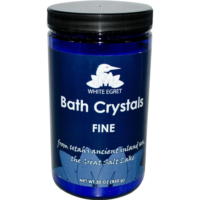 White Egret, Bath Crystals, Fine, 850gm