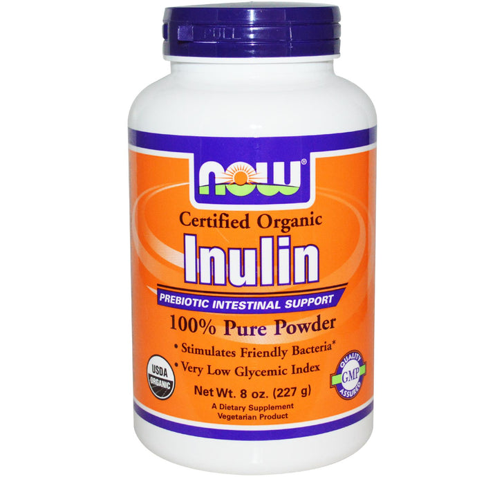 Now Foods Organic Inulin 100% Pure Powder 227 grams