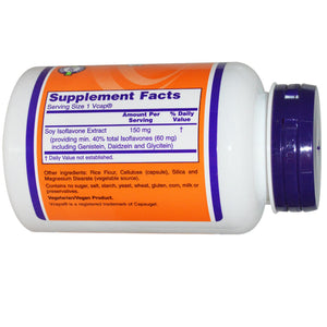 Now Foods Soy Isoflavones Extra Strength 120 Vcaps - Supplement