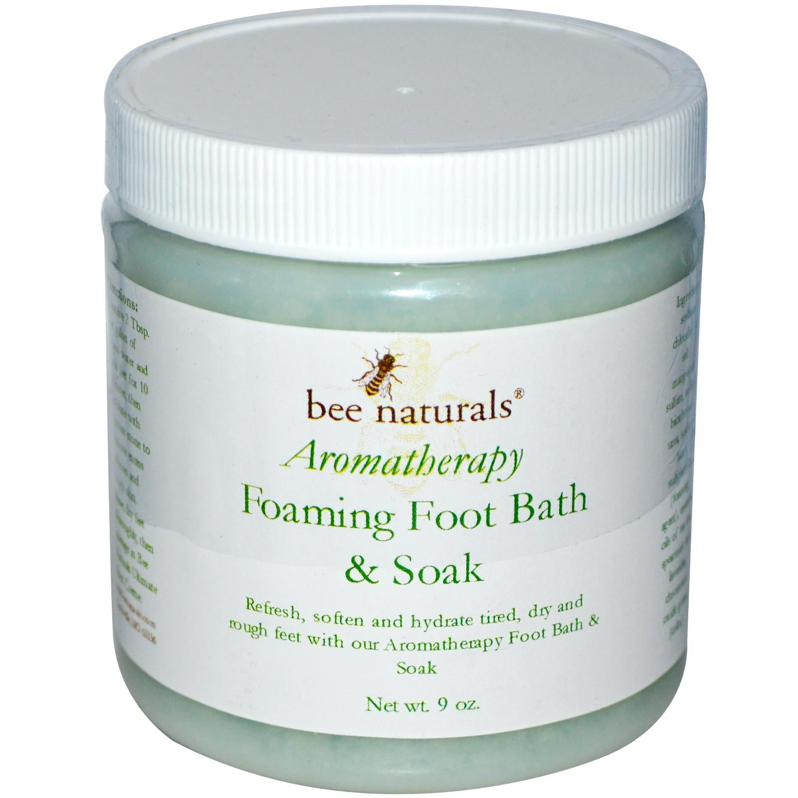 Bee Naturals, Aromatherapy Foaming Foot bath & soak - 9oz