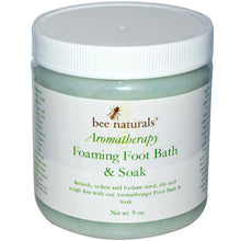 Load image into Gallery viewer, Bee Naturals, Aromatherapy Foaming Foot bath &amp; soak - 9oz