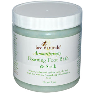 Bee Naturals, Aromatherapy Foaming Foot bath & soak - 9oz