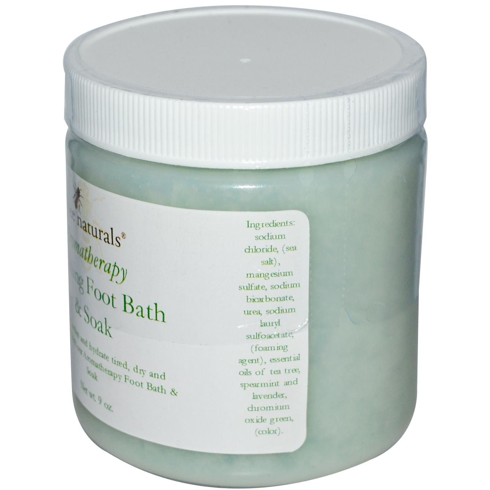 Bee Naturals, Aromatherapy Foaming Foot bath & soak - 9oz