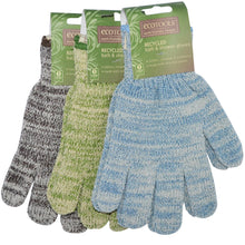 Load image into Gallery viewer, Eco Tools, Recycled Bath &amp; Shower Gloves (1pair)