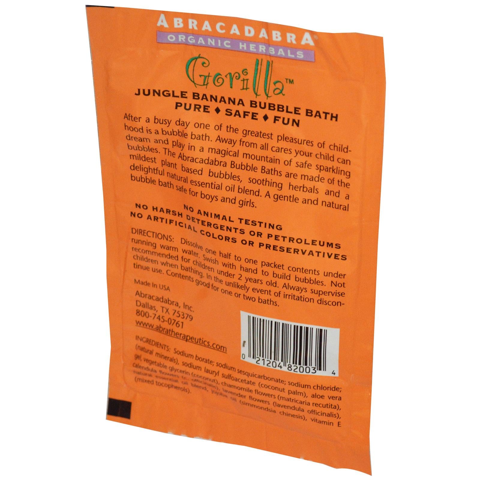 Abra Therapeutics, Gorilla Jungle Banana Bubble Bath (71g)