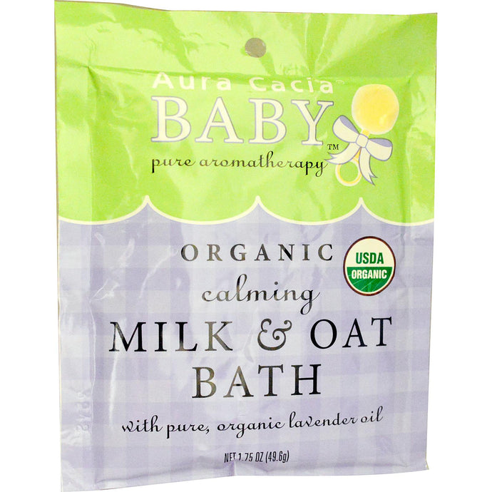 Aura Cacia, Baby Organic Calming Milk & Oat Bath(49.6)