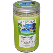Load image into Gallery viewer, Bath Petals, Bath Salts, Thai Lemongrass Ginger (1133g)