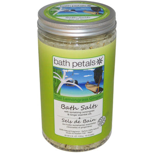 Bath Petals, Bath Salts, Thai Lemongrass Ginger (1133g)