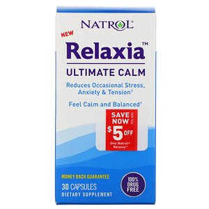 Natrol, Relaxia, Ultimate Calm, 30 Capsules