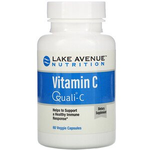 Lake Avenue Nutrition Vitamin C Quali-C 1000mg 60 Veggie Capsules