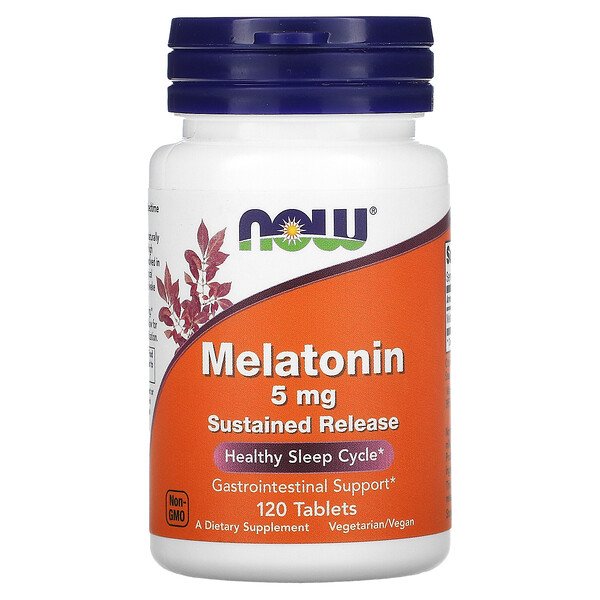 NOW Foods Melatonin 5mg 120 Tablets