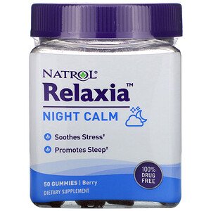 Natrol Relaxia Night Calm Berry 50 Gummies