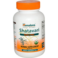 Load image into Gallery viewer, Himalaya Herbal Healthcare, Shatavari, Female Tonic, 60 Caplets, Certified Organic