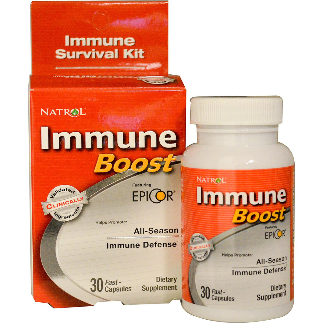 Natrol, Immune Boost, Featuring Epicor, 30 Fast-Capsules