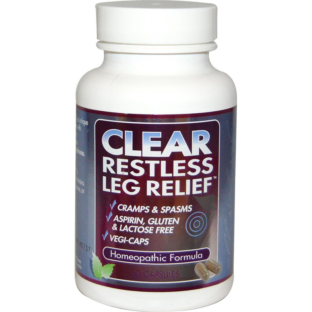 Clear Products, Clear Restless Leg Relief, 60 Capsules