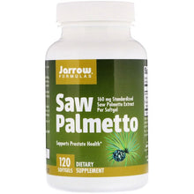 Load image into Gallery viewer, Jarrow Formulas Saw Palmetto 160mg 120 Softgels