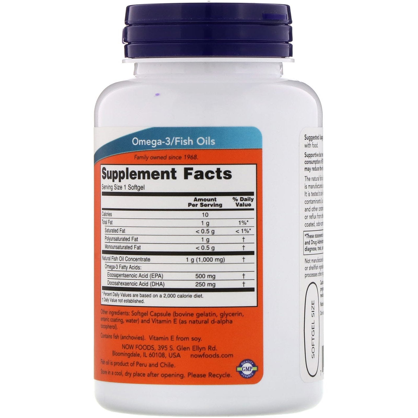 NOW Foods, Ultra Omega 3-D, 600 EPA / 300 DHA, 90 Fish Softgels