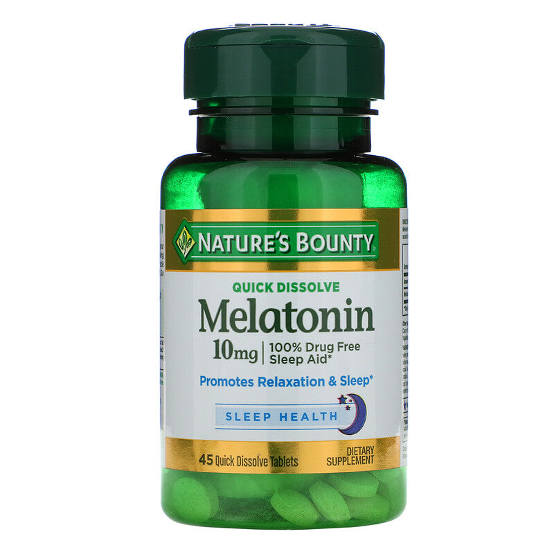 Nature's Bounty Melatonin 10mg 45 Tablets