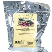 Starwest Botanicals, Ashwagandha Root Powder with Somnifera Organic (454gm)