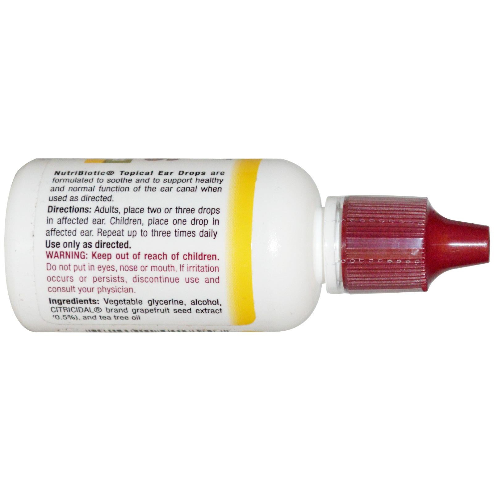 NutriBiotic, Ear Drops with Grapefruit Seed Extract, 30ml