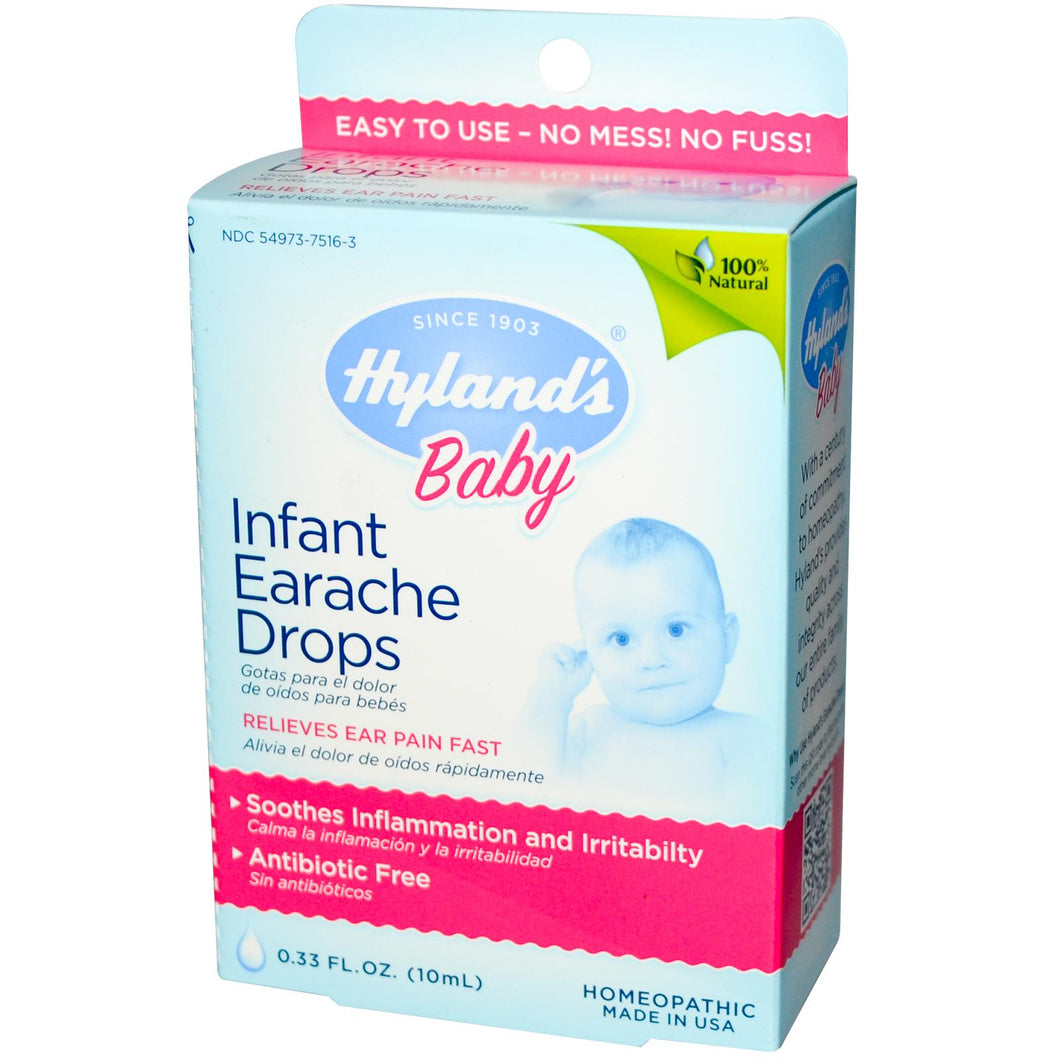 Hyland's, Baby, Infant Earache Drops, 10ml