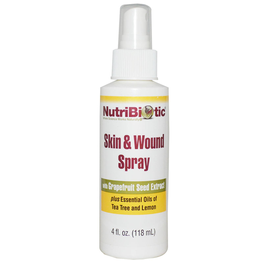 NutriBiotic, Skin & Wound Spray, With Grapefruit Seed Extract, 118ml