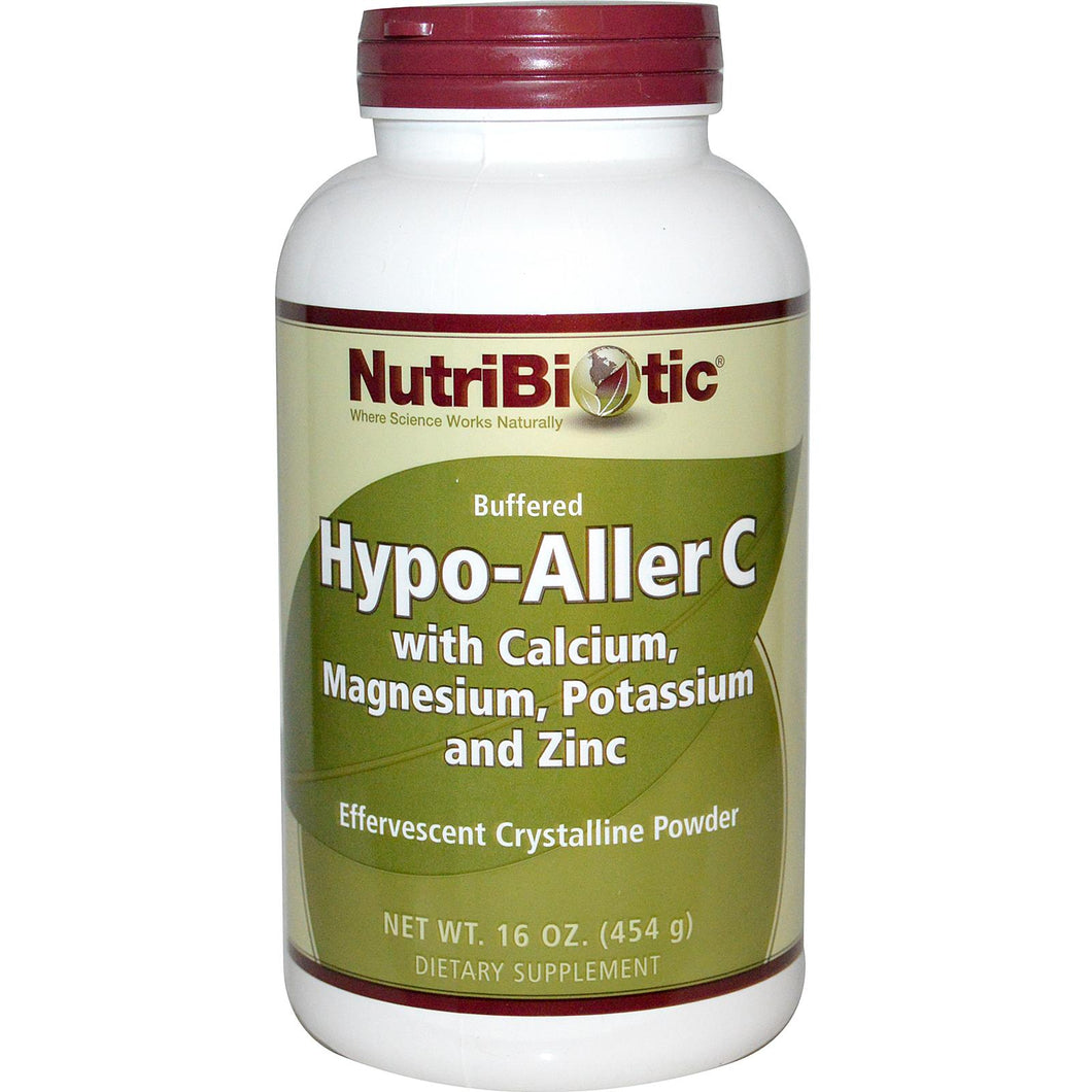 NutriBiotic, Hypo-Aller C, Buffered, Effervescent Crystalline Powder, 454 grams