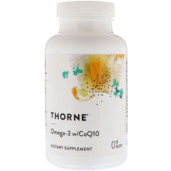 Thorne Research Omega-3 with CoQ10 90 Gelcaps