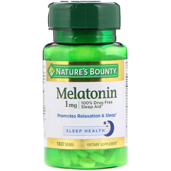 Nature's Bounty Melatonin 1mg 180 Tablets