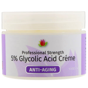 Reviva Labs 5% Glycolic Acid Cream Anti Aging 1.5 oz (42g)