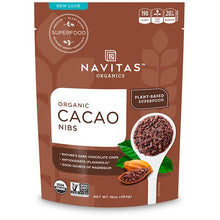 Load image into Gallery viewer, Navitas Organics Organic Cacao Nibs 16 oz (454g)