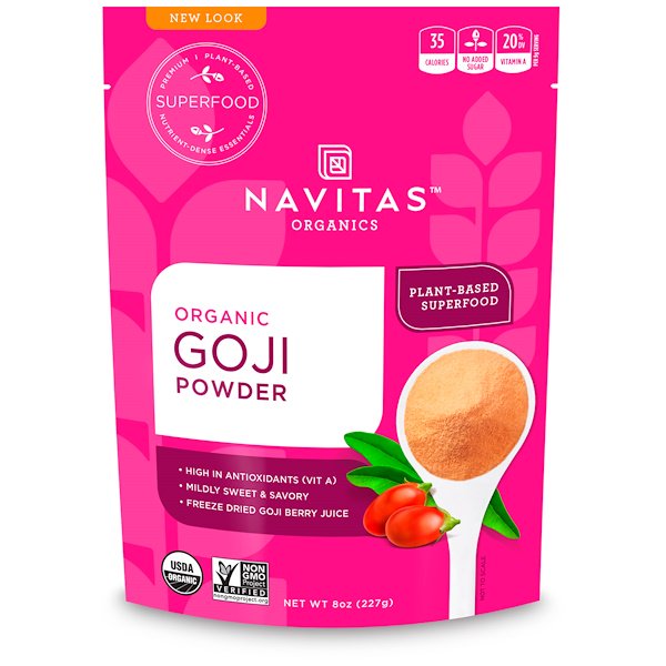 Navitas Organics Organic Goji Powder 8 oz (227g)