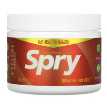 Load image into Gallery viewer, Xlear, Spry, Chewing Gum, Natural Cinnamon, Sugar Free, 100 Pieces