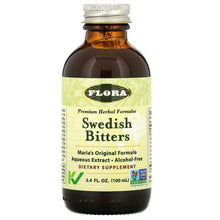 Load image into Gallery viewer, Flora, Swedish Bitters, Alcohol-Free, 3.4 fl oz (100 ml)