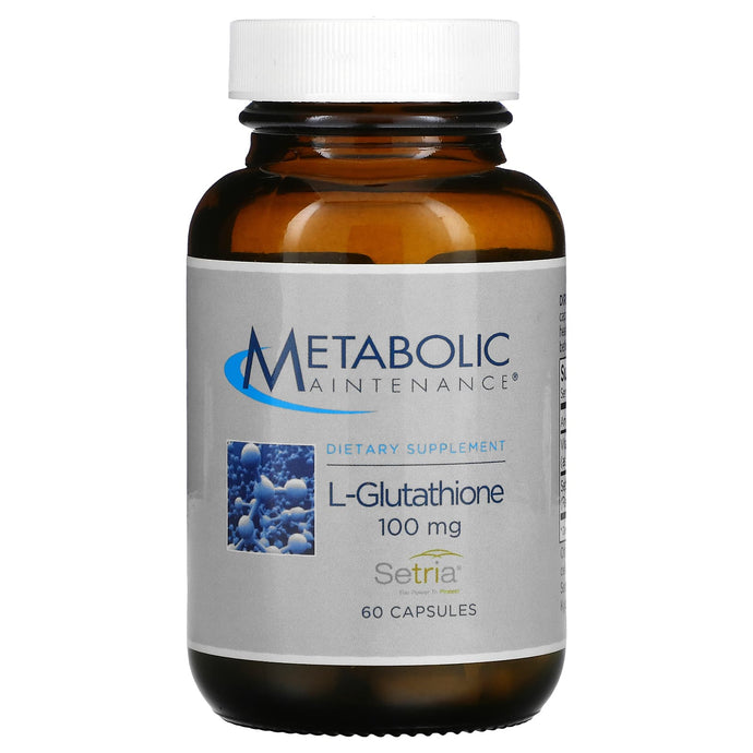 Metabolic Maintenance, L-Glutathione, 100 mg, 60 Capsules