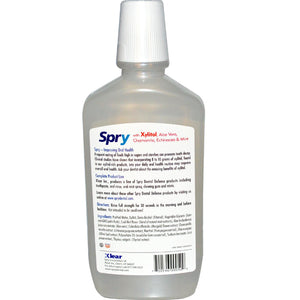 Xlear, Spry Oral Rinse, Cool Mint 473ml
